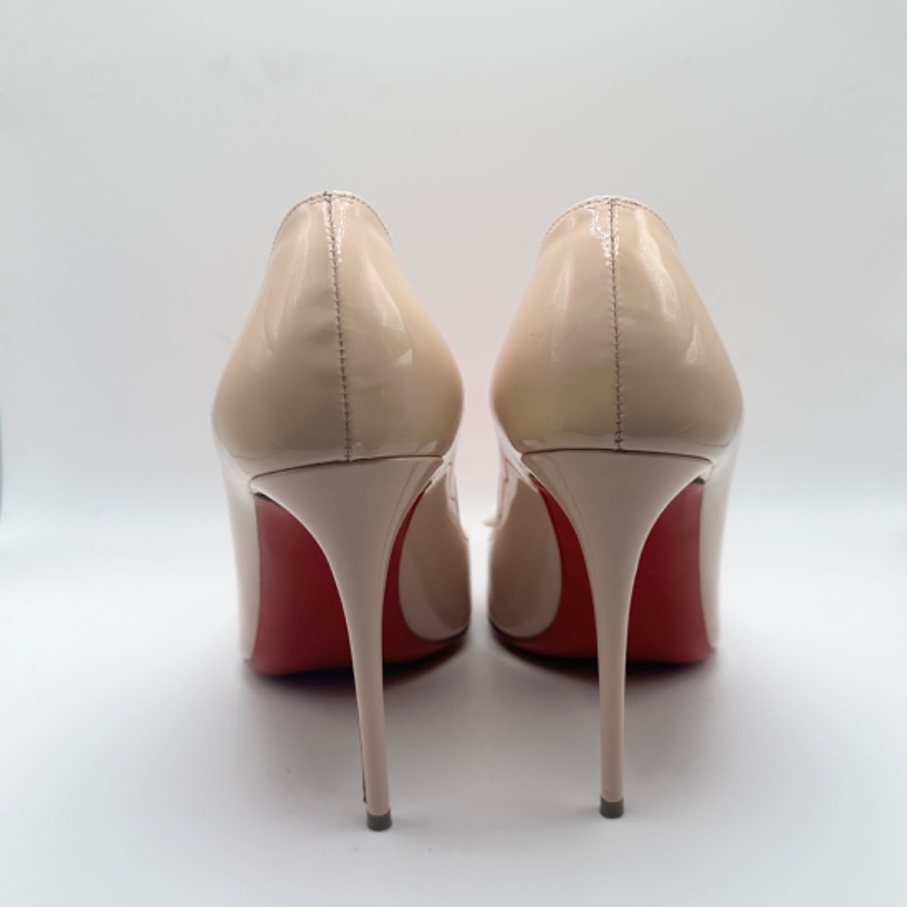 Christian Louboutin Pink Patent Leather Heels - Picture 12 of 14